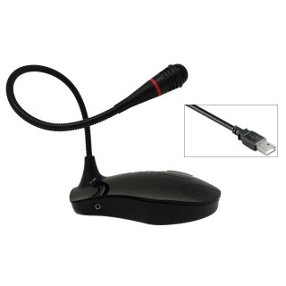 EMPIRE MICROFONO USB OMNIDIREZIONALE 180  DA SCRIVANIA.